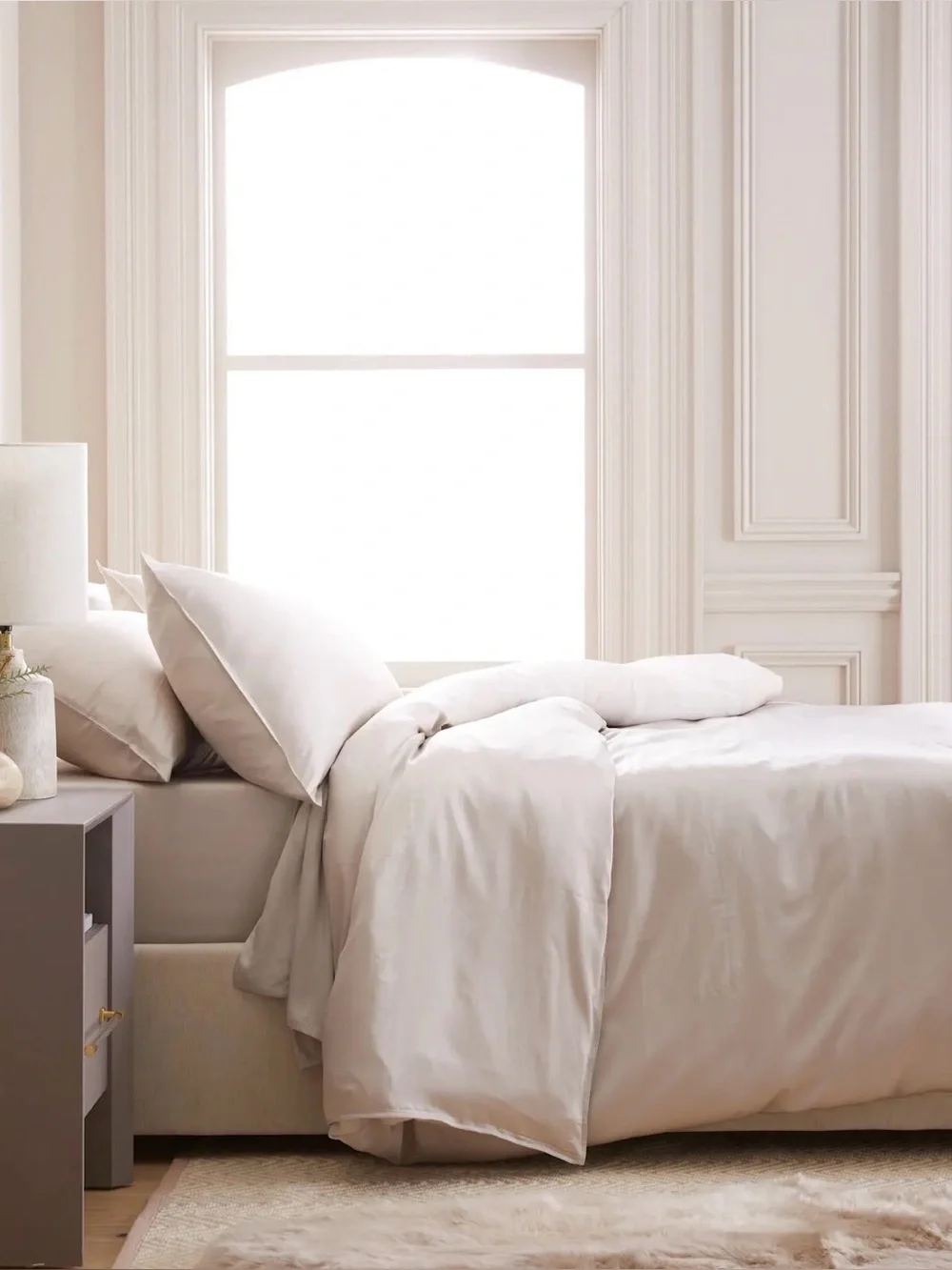 NWOT Quince Sand Bamboo Duvet Cover - Retails $124